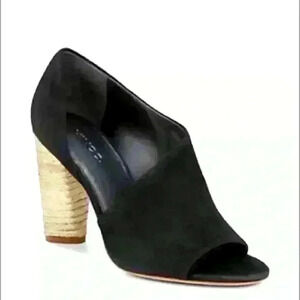 NEW! Vince Suede Percey D’Orsay Espadrille Jute Heels